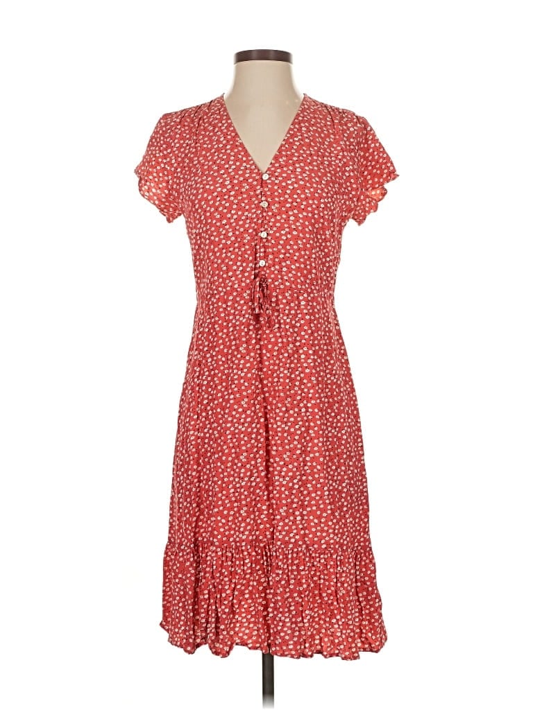 Pre-owned Rails Casual Dress In Red