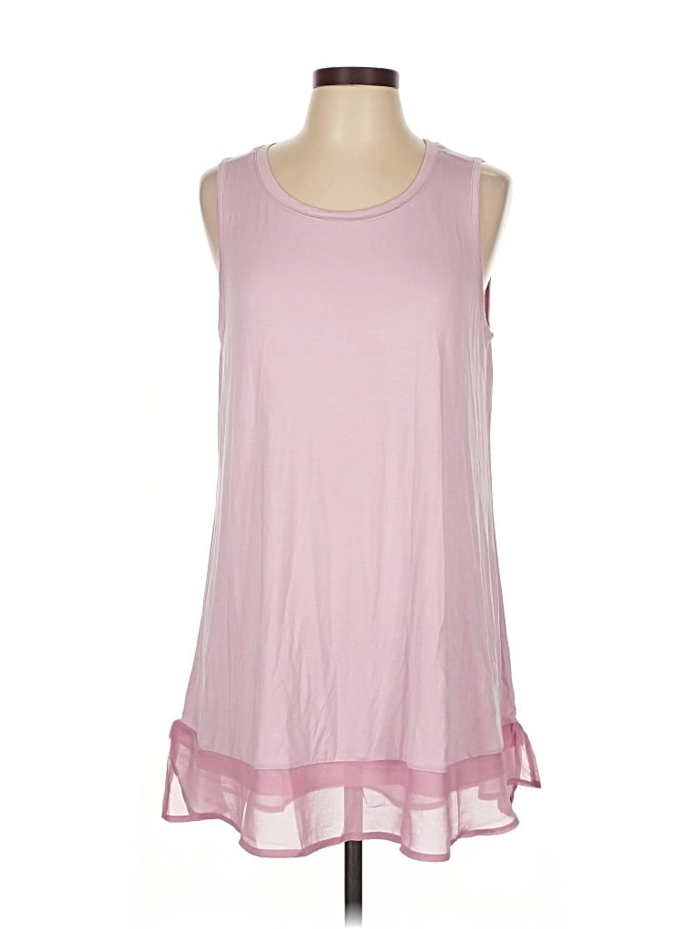 Pre-owned Logo Layers Casual Dress In Pink