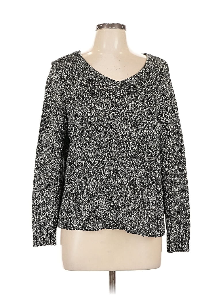 Pre-owned Eileen Fisher Pullover Sweater In Black