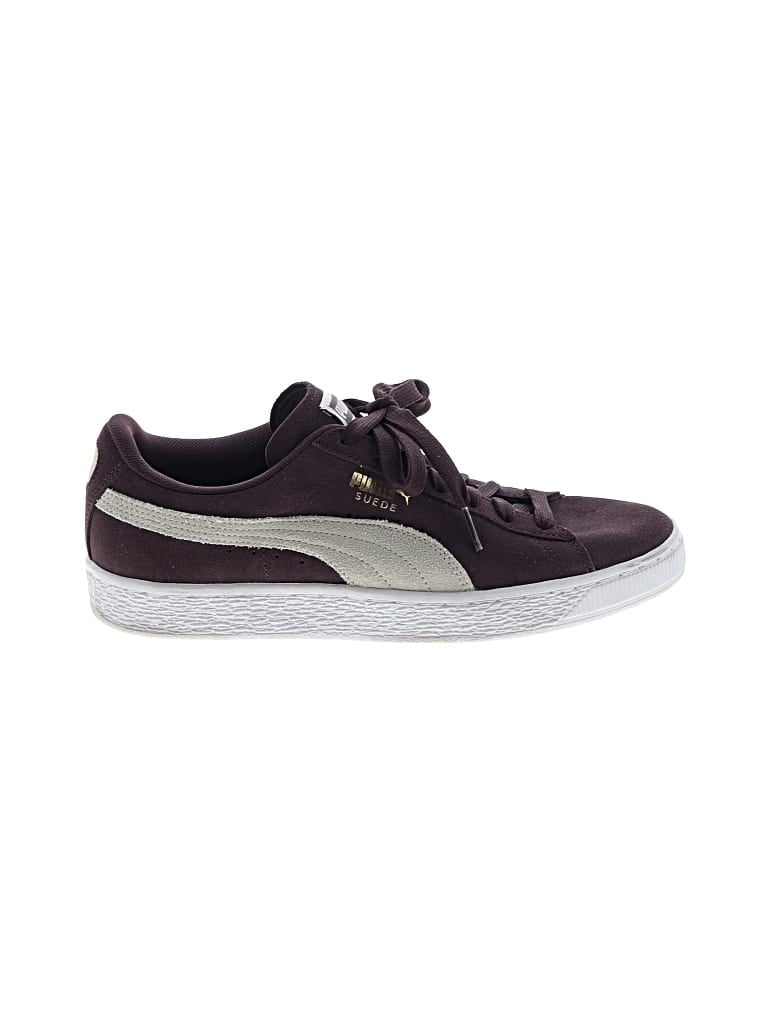 Pre-owned Puma Sneakers In Burgundy