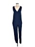 Joie 100% Viscose Solid Blue Jumpsuit Size M - photo 1