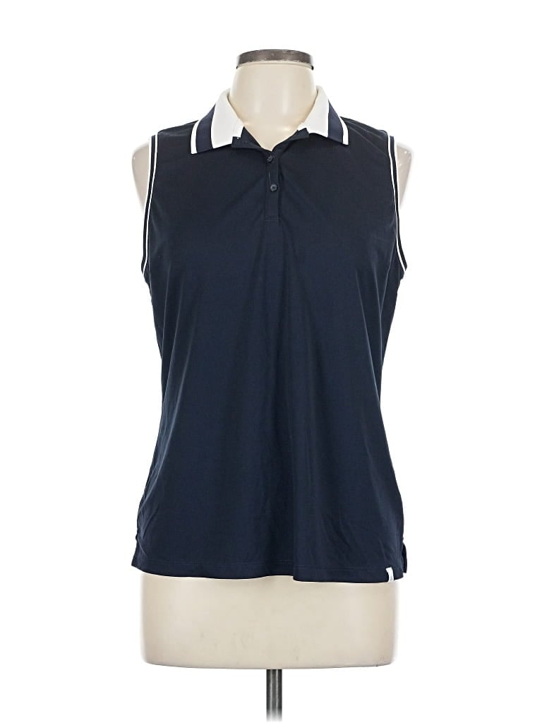 Pre-owned Lady Hagen Sleeveless Blouse In Blue