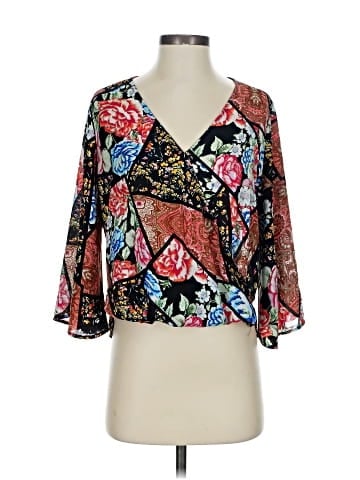 Design Lab Lord & Taylor 3/4 Sleeve Blouse (view 1)