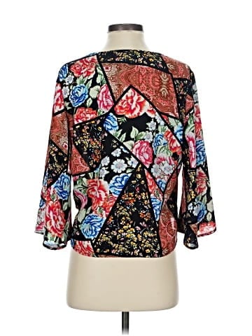 Design Lab Lord & Taylor 3/4 Sleeve Blouse (view 2)