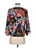 Design Lab Lord & Taylor 100% Polyester Black Brown 3/4 Sleeve Blouse Size XS - photo 2