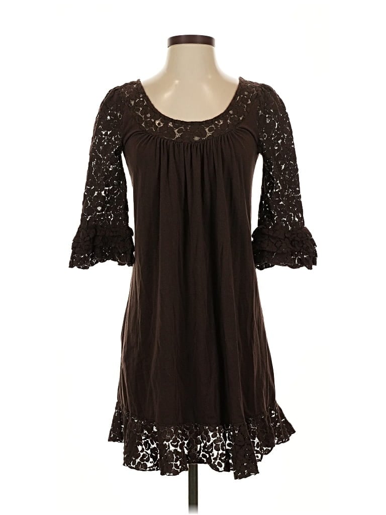 Pre-owned Moda International Casual Dress In Brown