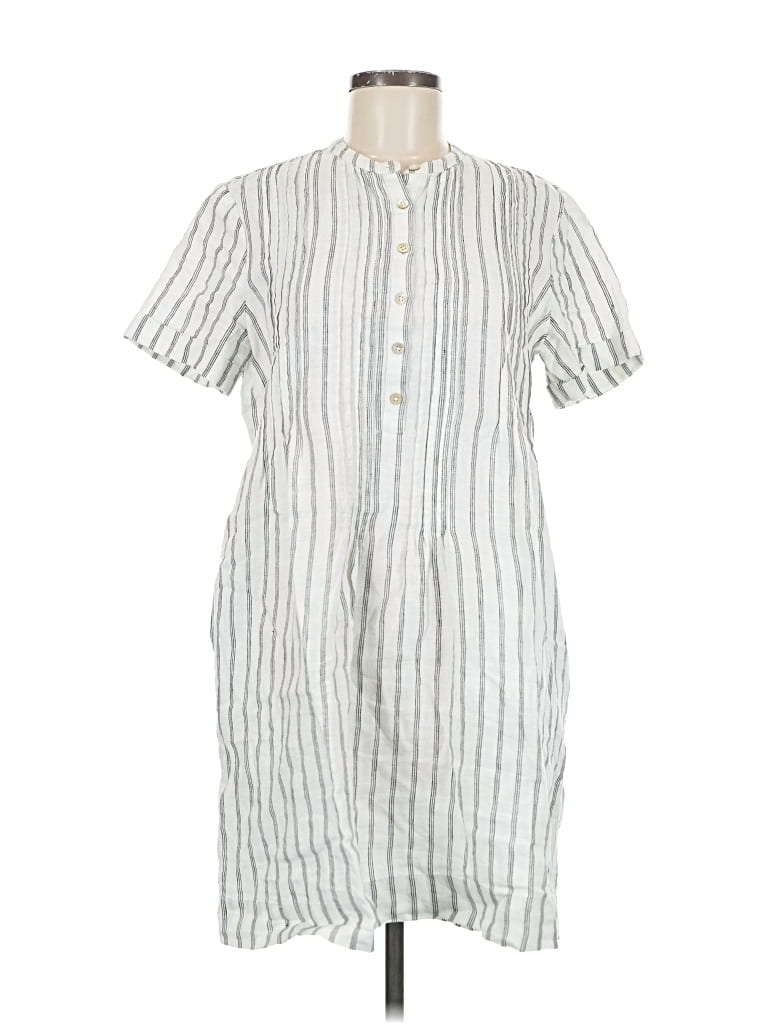 Pre-owned Quince Casual Dress In Gray