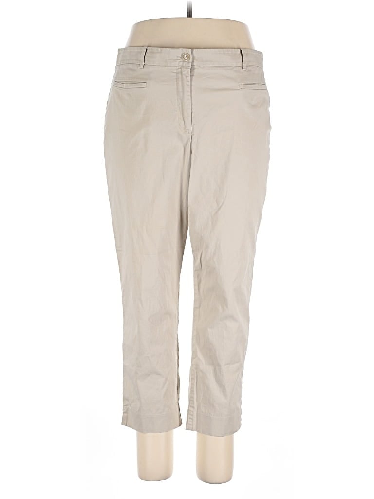 Pre-owned Ann Taylor Khaki Pant In White