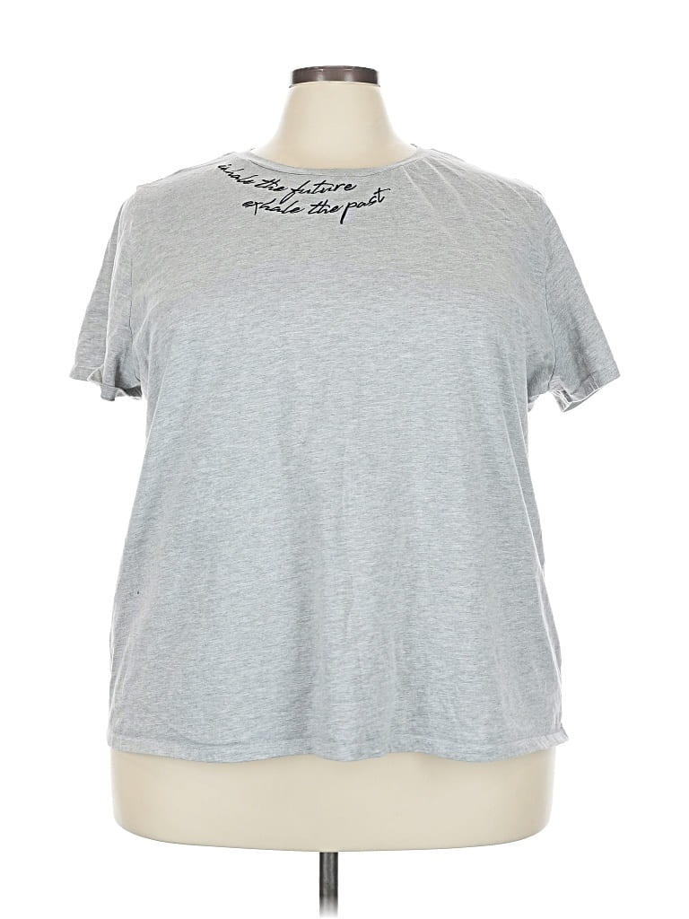 Pre-owned Nine West Short Sleeve T-shirt In Silver