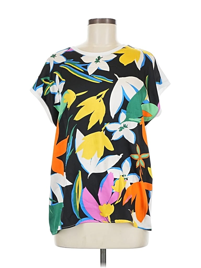 Pre-owned Joseph Ribkoff Short Sleeve T-shirt In Black