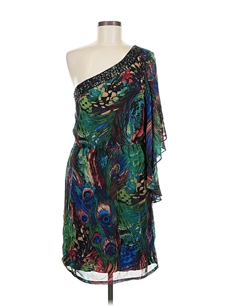 Pre-owned Bisou Bisou Cocktail Dress In Blue