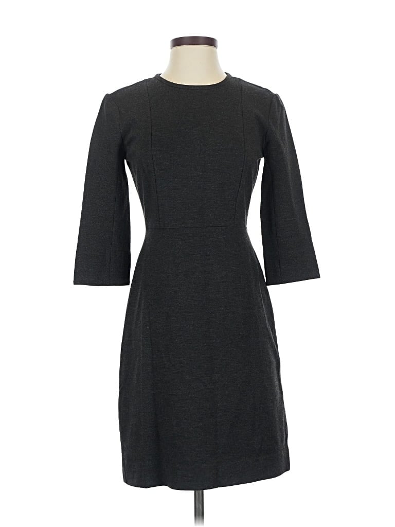 Pre-owned Mm. Lafleur Casual Dress In Gray