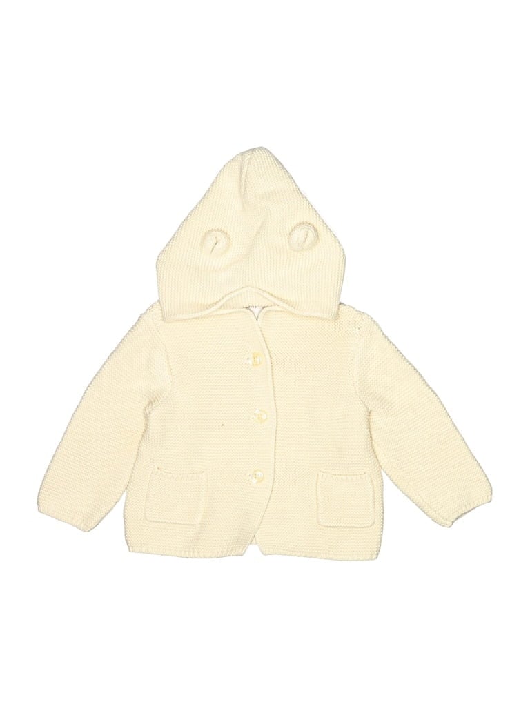 Pre-owned Baby Gap Babies' Cardigan Sweater In Yellow