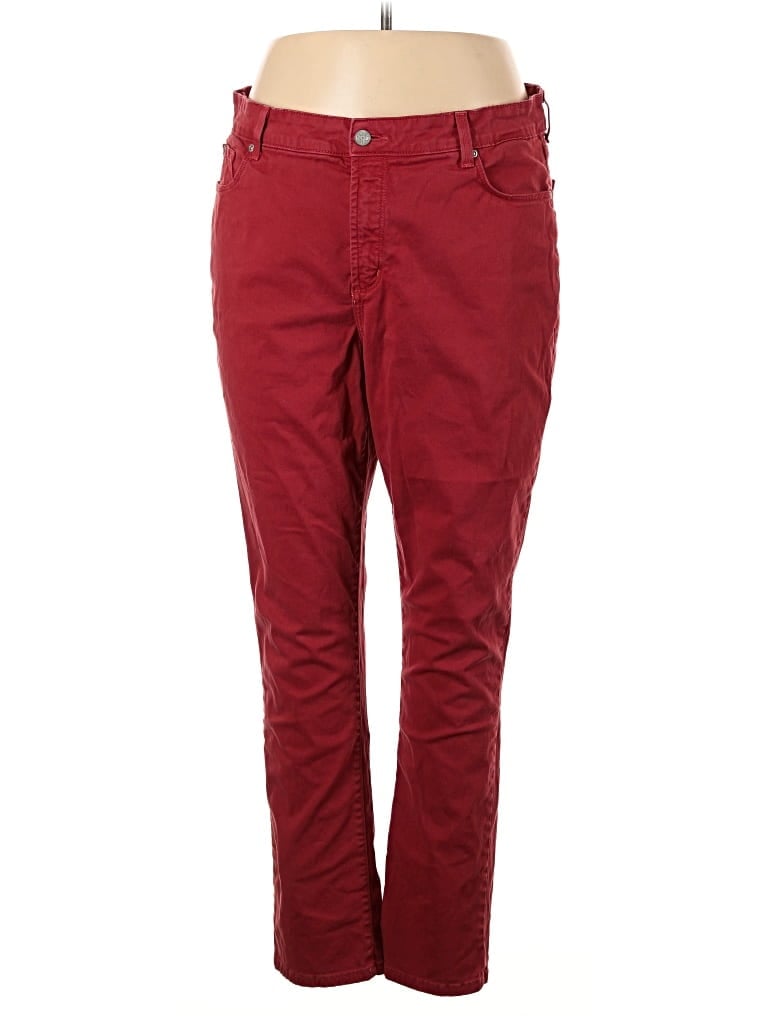 Pre-owned Nydj Casual Pants In Red