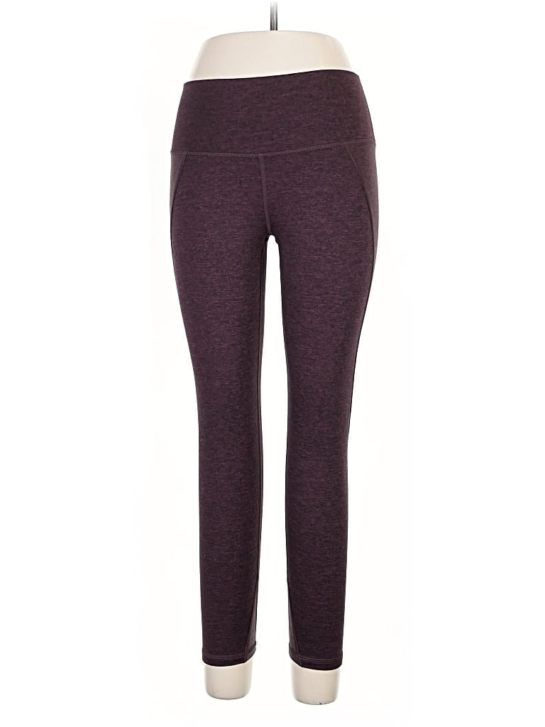 Pre-owned Aerie Active Pants In Purple
