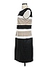 Sandra Darren Color Block Gray Cocktail Dress Size 12 - photo 5