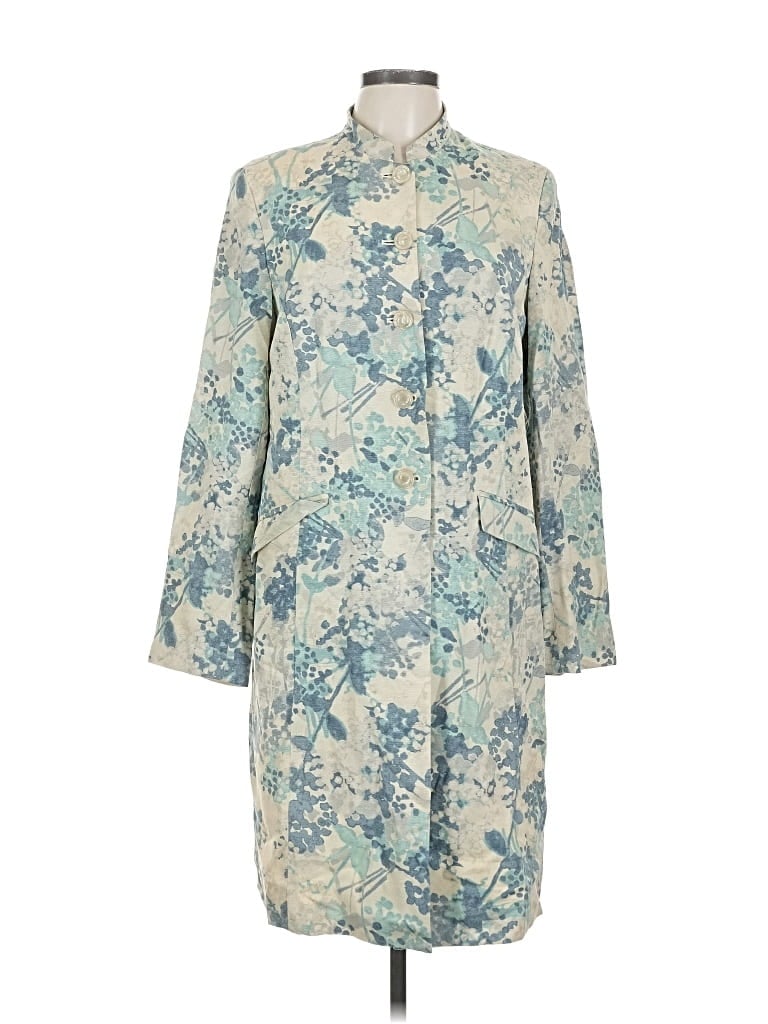 Pre-owned Sigrid Olsen Coat In Blue