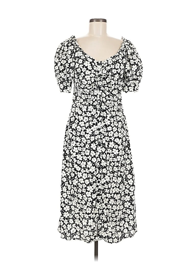 Pre-owned Who What Wear Casual Dress In White