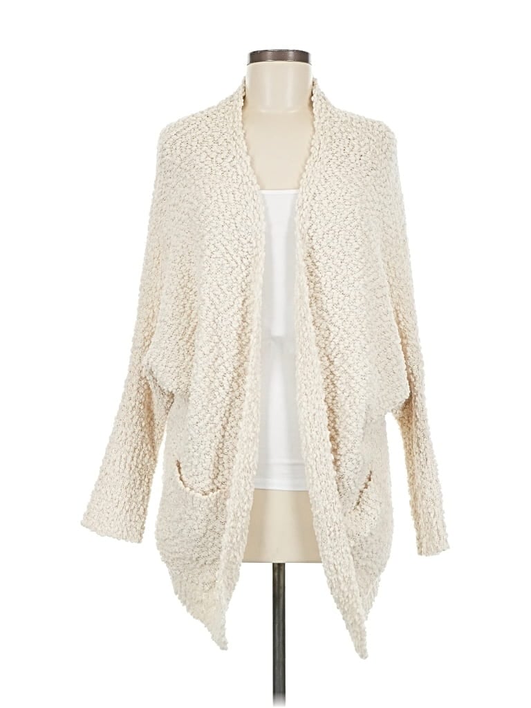 Pre-owned Début Cardigan Sweater In White