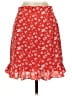 J.Crew Mercantile 100% Polyester Floral Red Casual Skirt Size 2 - photo 2
