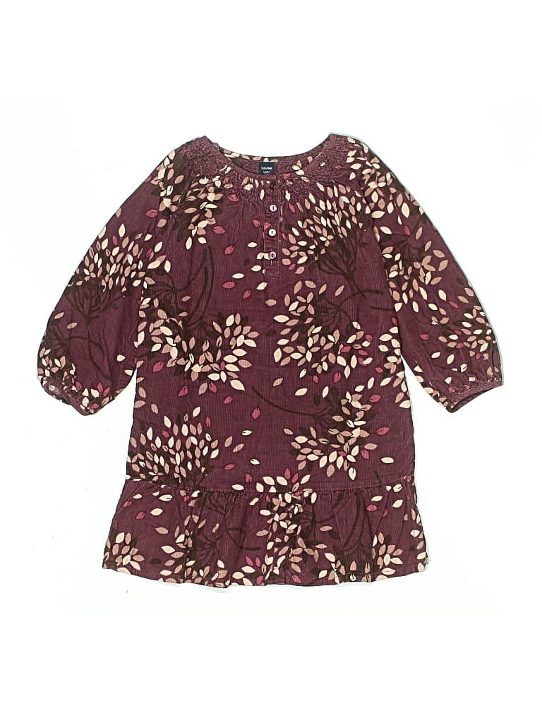 Pre-owned Baby Gap Kids' Dress In Burgundy
