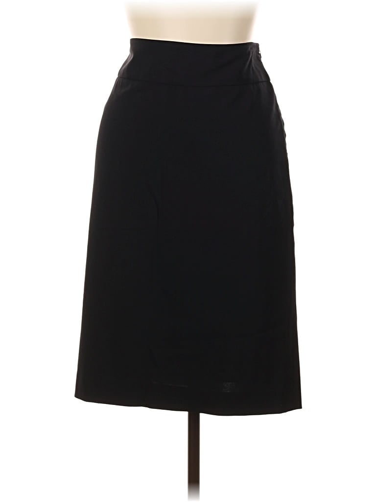 Pre-owned Banana Republic Wool Skirt In Black
