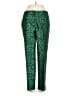 ASOS 100% Polyester Animal Print Green Casual Pants Size 2 - photo 1