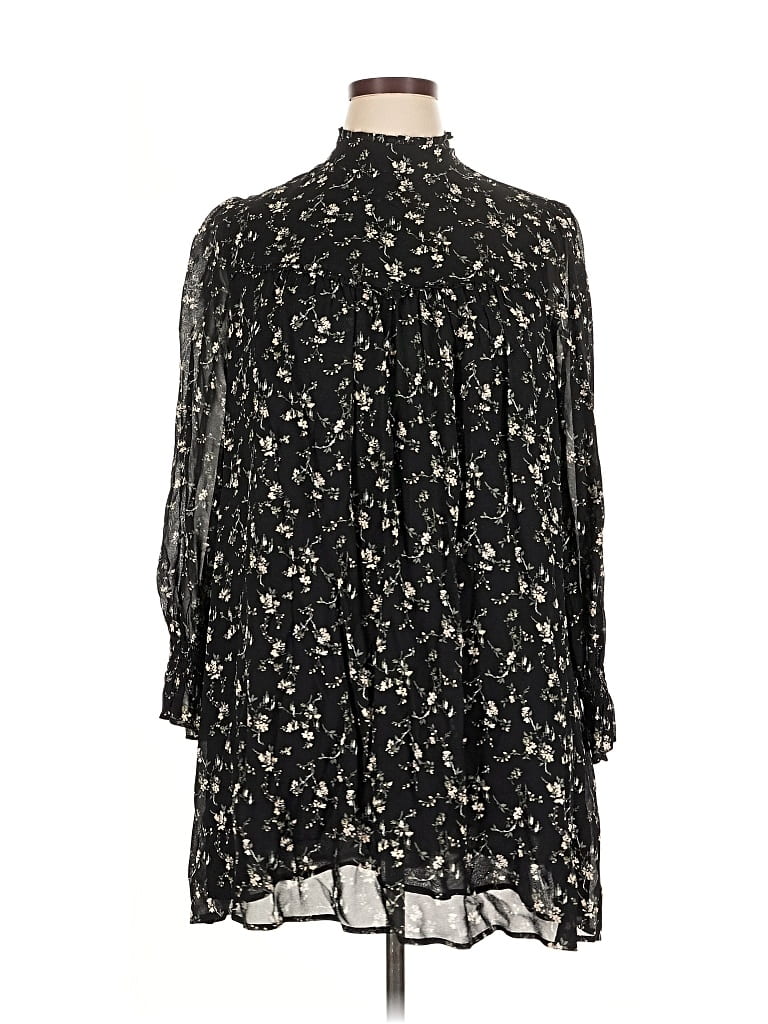 Pre-owned Reformation Casual Dress In Black