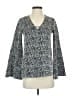 MICHAEL Michael Kors Gray Long Sleeve Blouse Size XS - photo 1