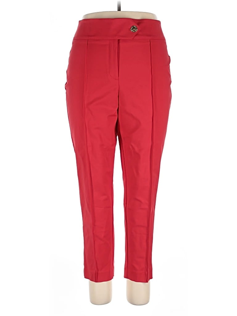 Pre-owned Anne Klein Casual Pants In Red