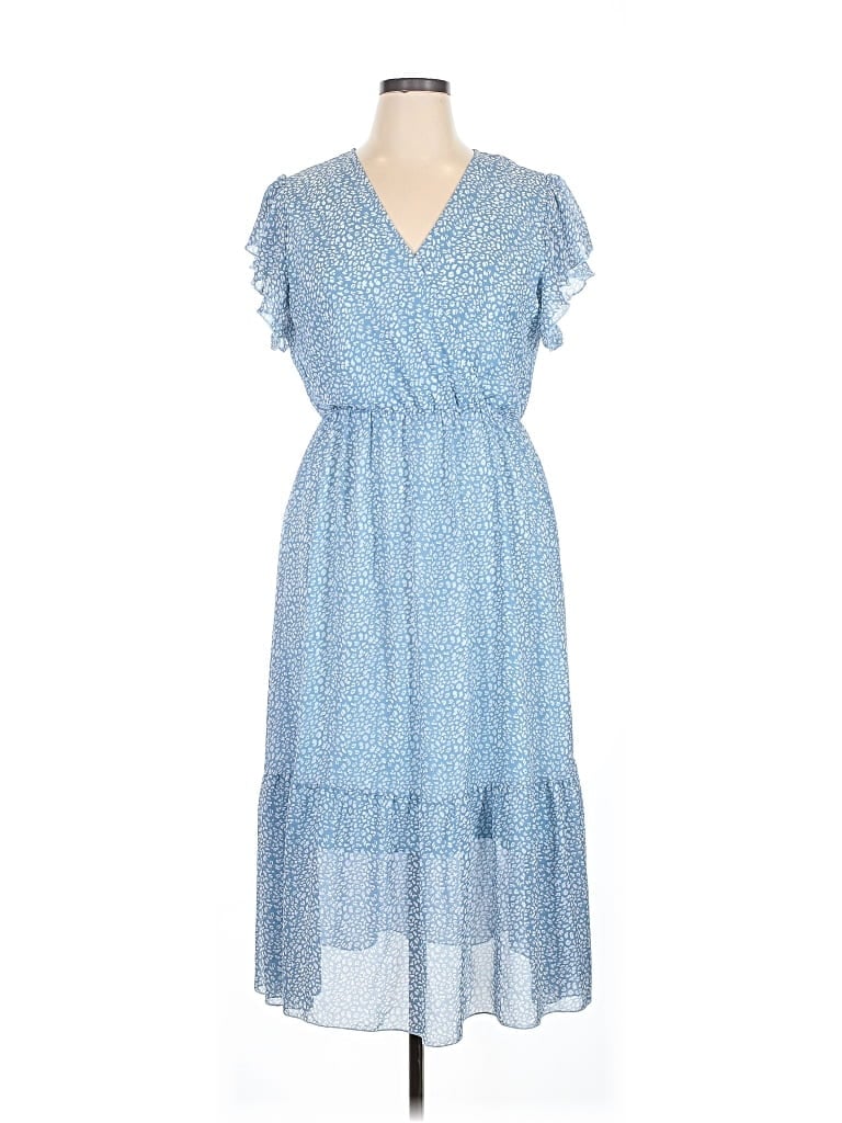 Pre-owned Btfbm Casual Dress In Blue