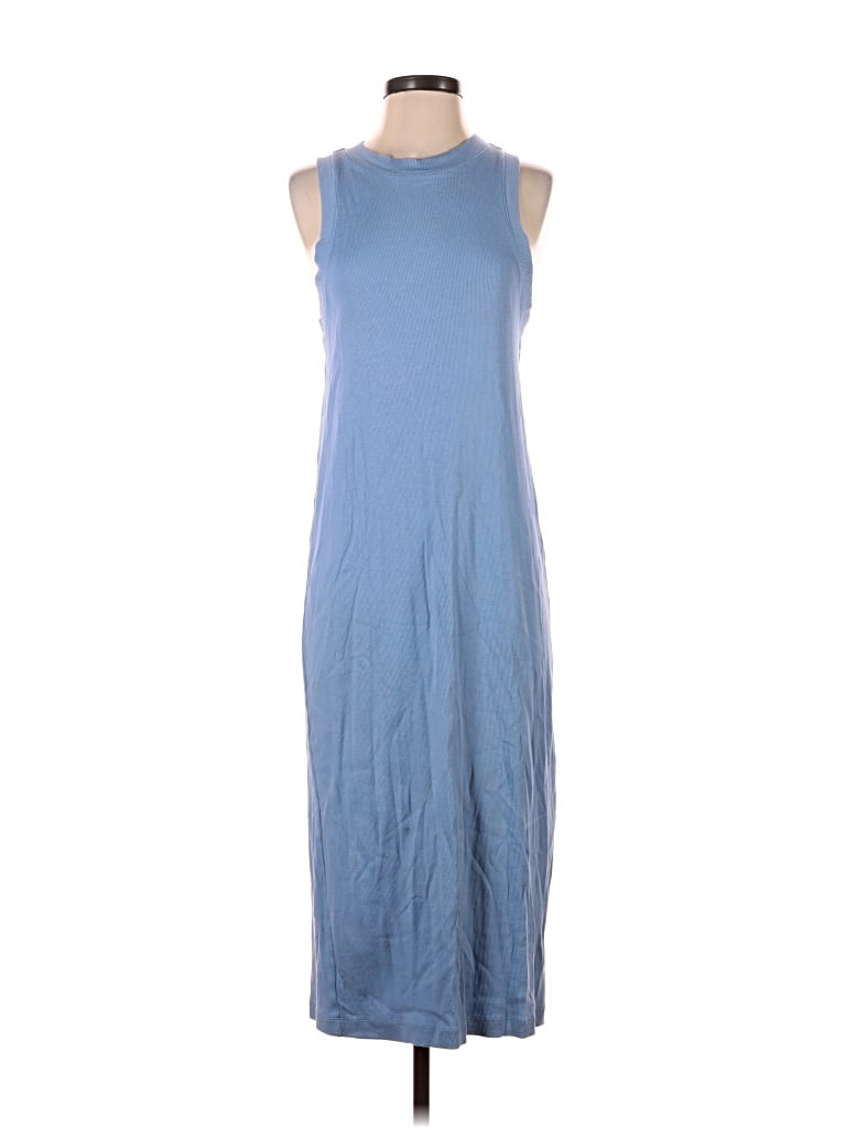 Pre-owned Zara Casual Dress In Blue
