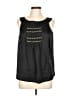 MICHAEL Michael Kors 100% Polyester Black Sleeveless Blouse Size L - photo 1