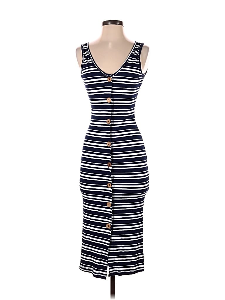 Pre-owned Nsr Casual Dress In Blue