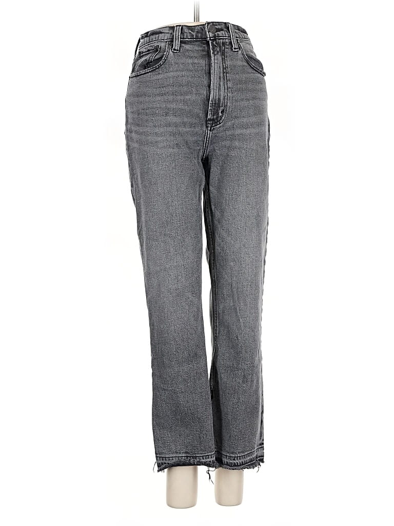 Pre-owned Abercrombie & Fitch Jeans In Gray