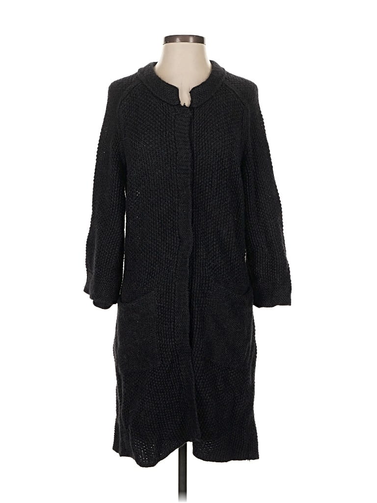 Pre-owned Elie Tahari Cardigan Sweater In Black