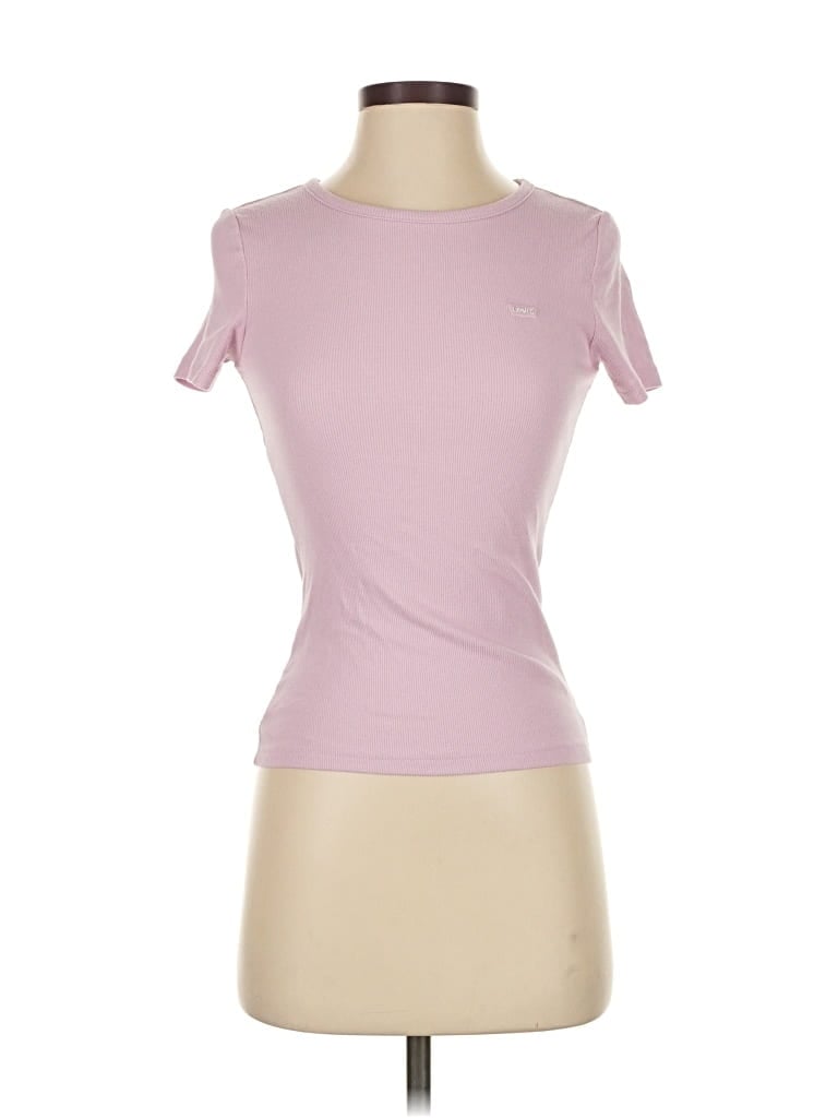Pre-owned Levi's Short Sleeve T-shirt In Pink
