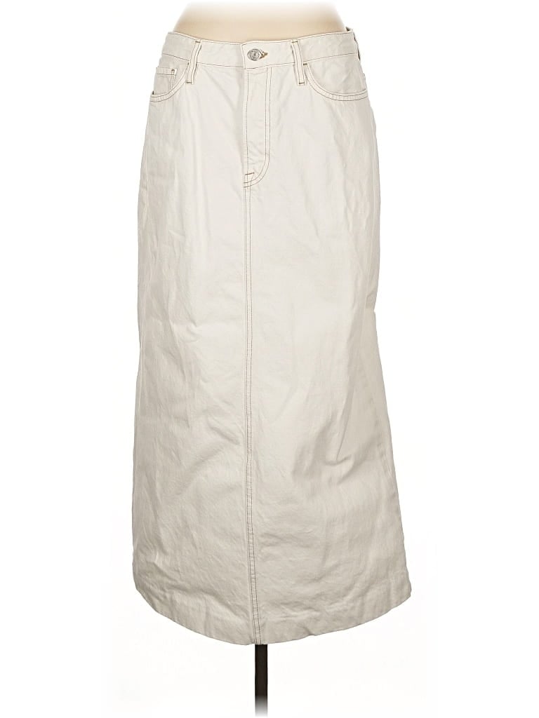 Pre-owned Frame Casual Skirt In White