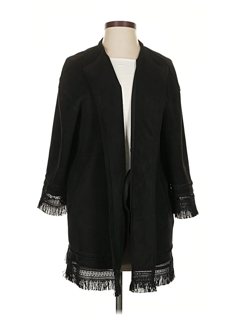 Pre-owned Zara Kimono In Black