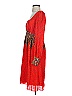 Tibi 100% Silk Paisley Red Cocktail Dress Size 4 - photo 5