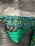 Reset 100% Rayon Paisley Teal Green Casual Skirt Size S - photo 3