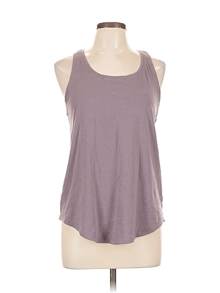 Pre-owned Lululemon Athletica Sleeveless T-shirt In Purple