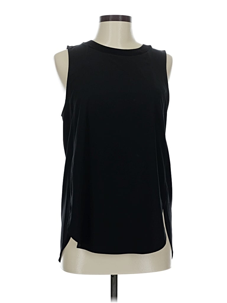 Pre-owned Athleta Sleeveless T-shirt In Black