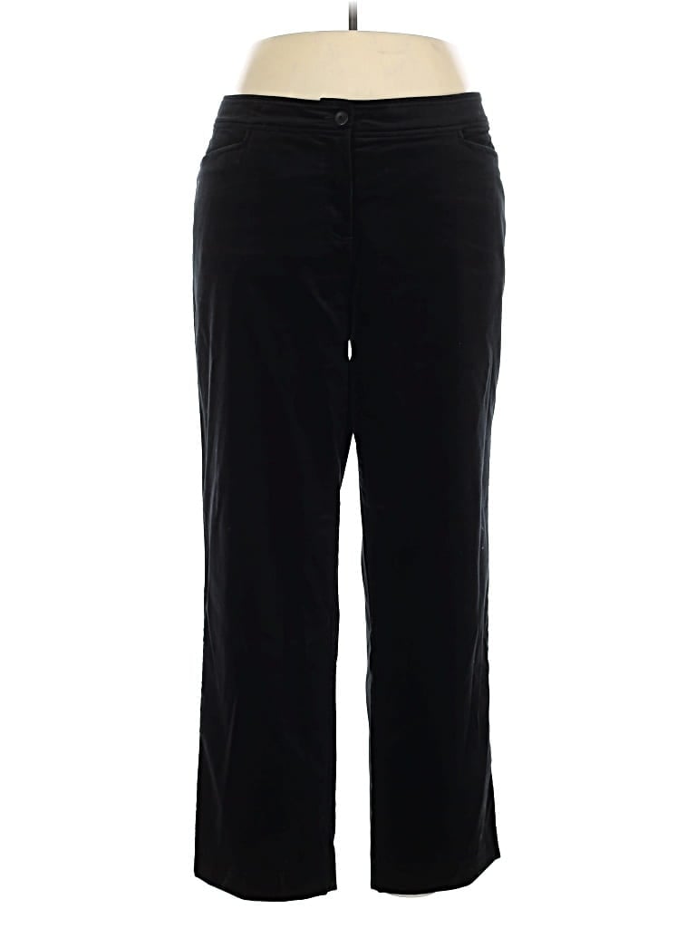 Pre-owned Eileen Fisher Casual Pants In Black
