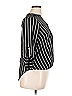 NY Collection Stripes Black 3/4 Sleeve Blouse Size M - photo 4