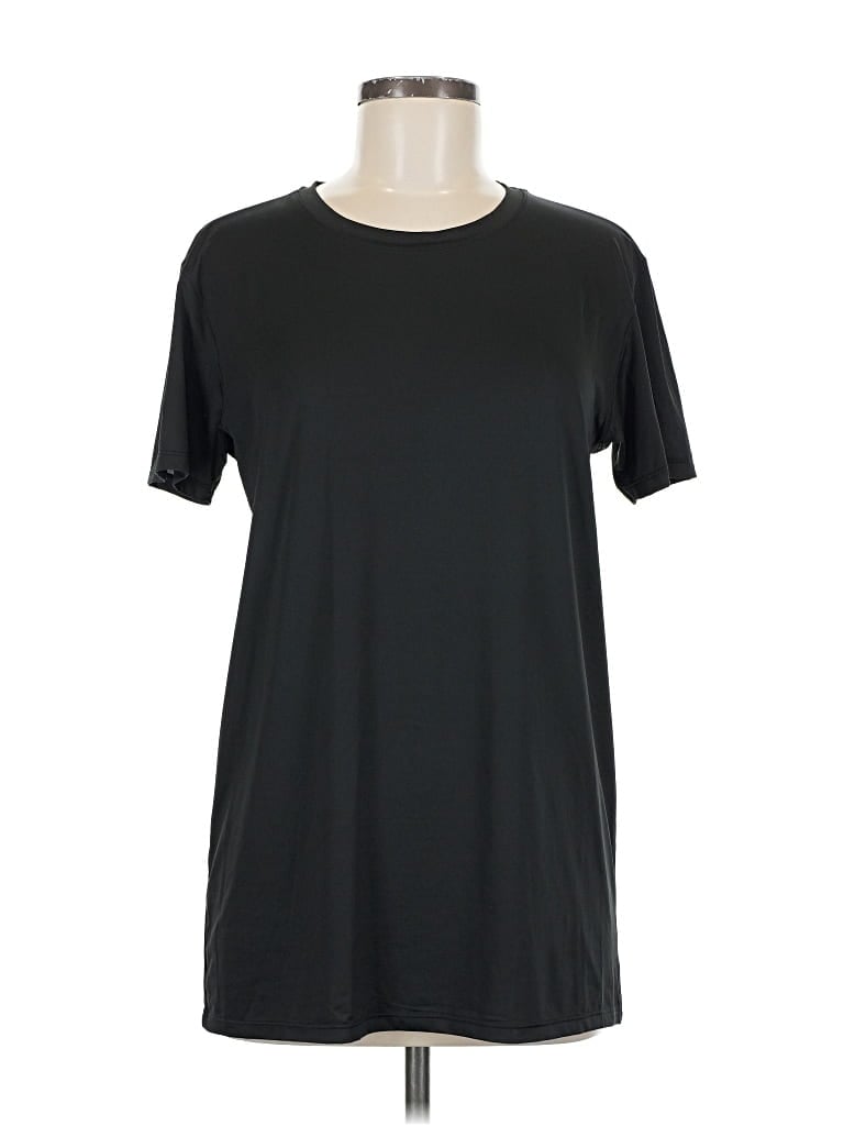 Pre-owned Uniqlo Short Sleeve T-shirt In Black