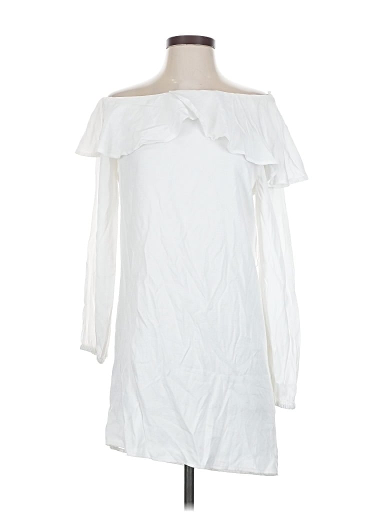 Pre-owned Minkpink Cocktail Dress In White