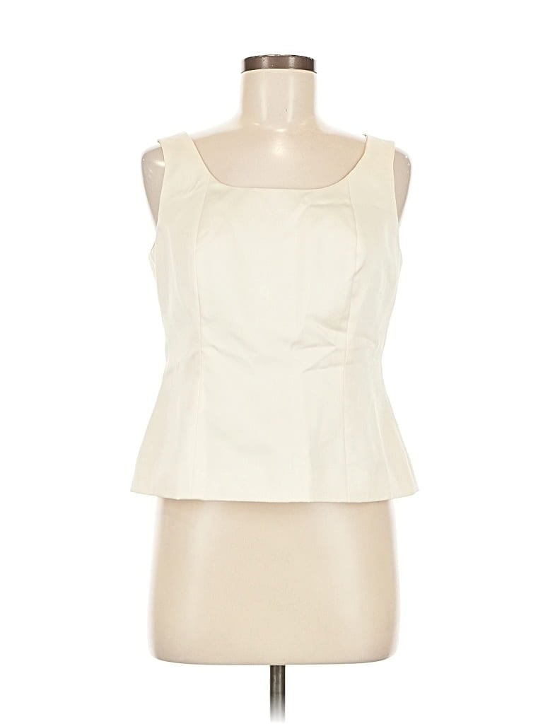 Pre-owned Jones New York Vest In White