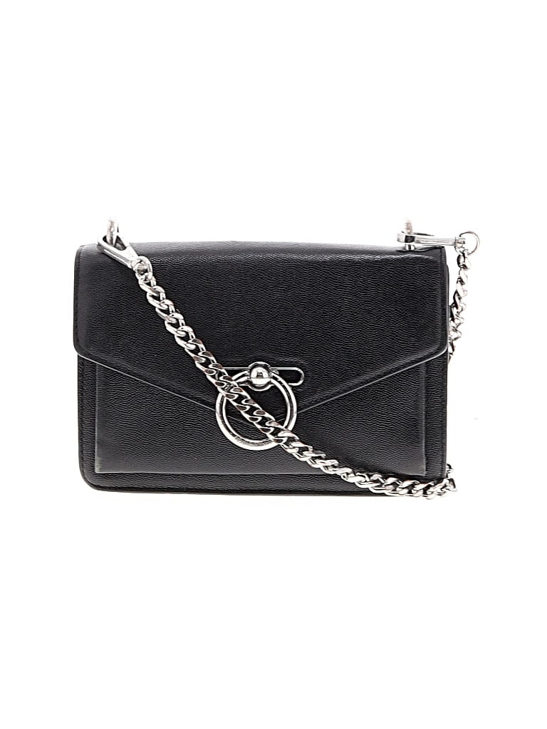 Pre-owned Rebecca Minkoff Leather Crossbody Bag In Black