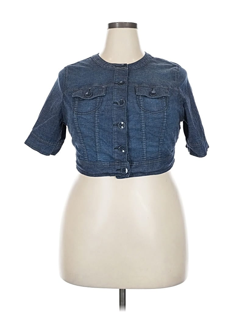 Pre-owned Torrid Denim Jacket In Blue